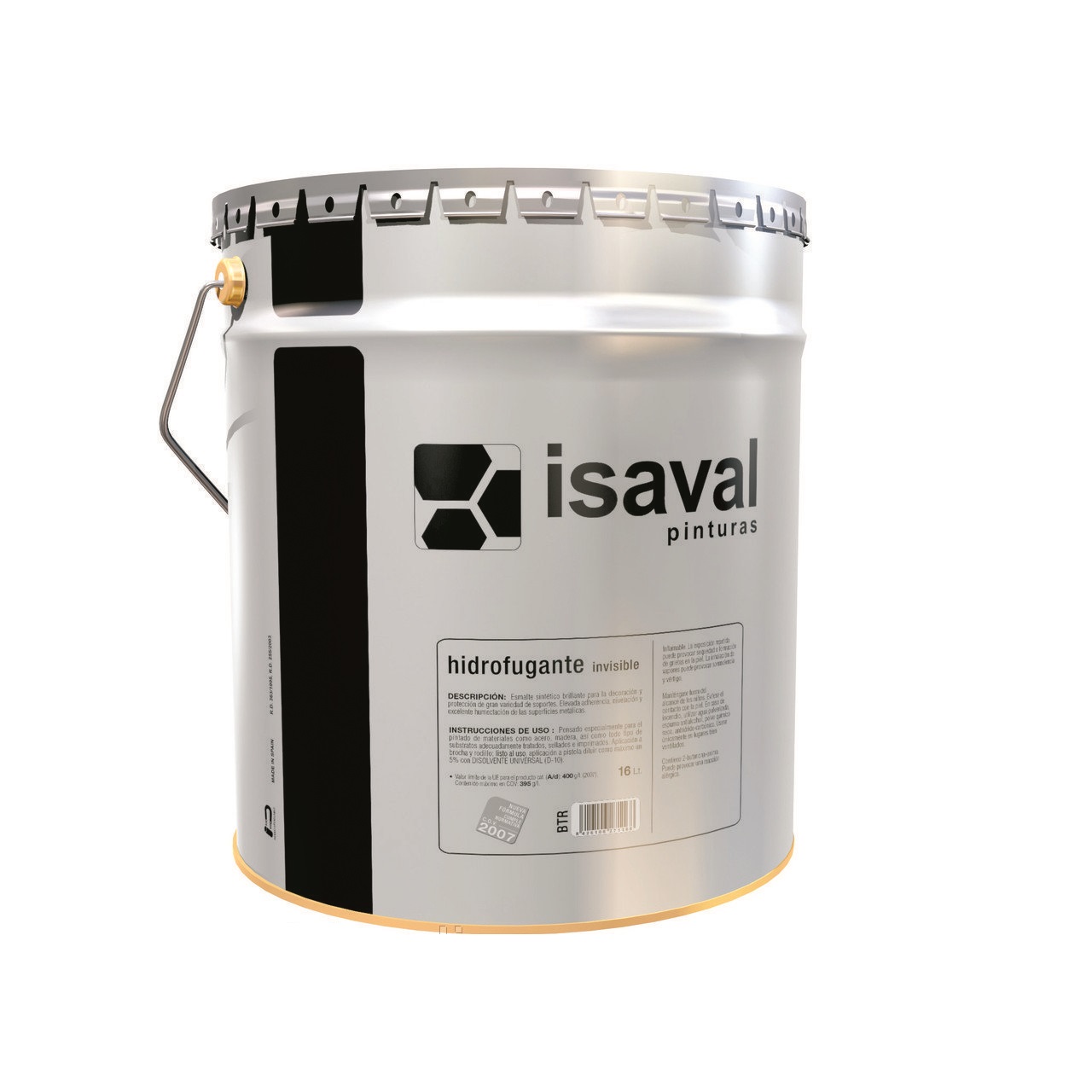 Фасадная водоотталкивающая пропитка Isaval Гидрофуганте Аква 4 л (невидимая)